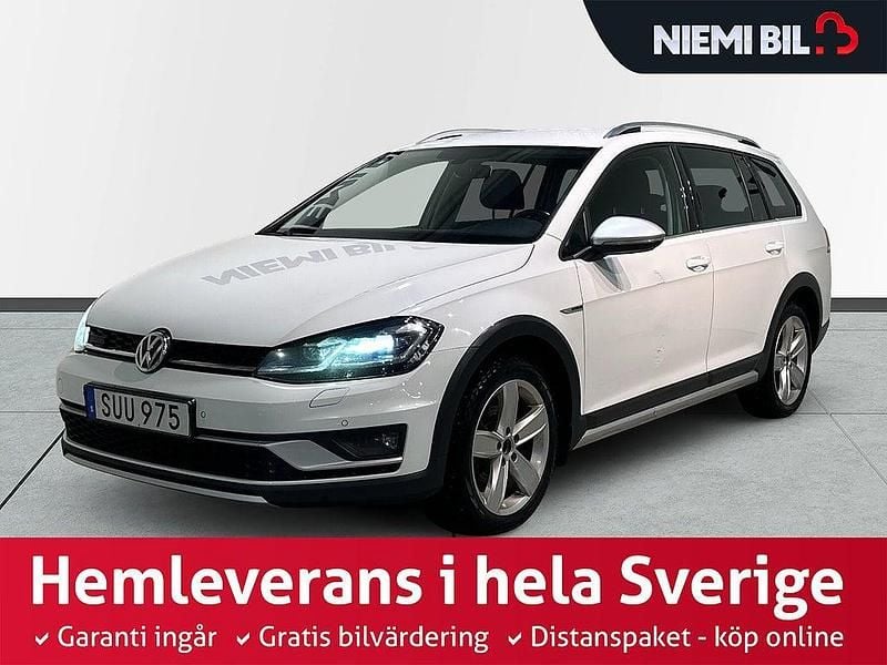 Vit Begagnad 2020 VW Golf Alltrack Kombi | 209 900 kr (Marknadspris) - Bild 1/3