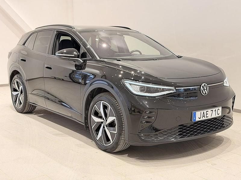Svart Begagnad 2023 VW ID.4 GTX SUV | 344 900 kr (Bra pris) - Bild 1/4