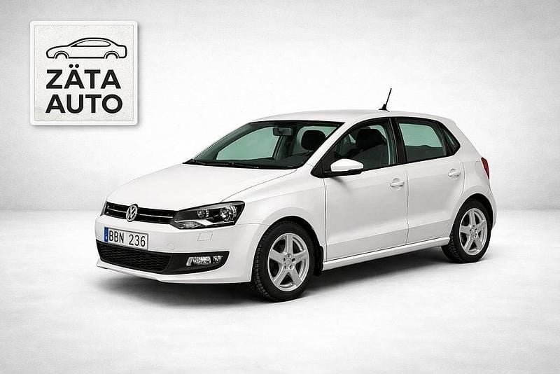 Begagnad VW Polo 86 HK (63 kW) 2013 Vit Halvkombi