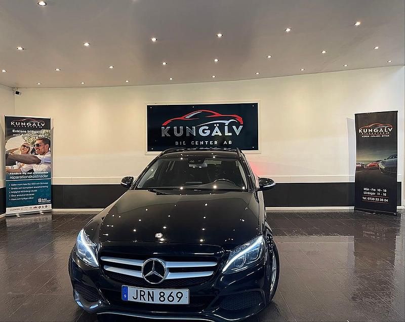 Svart Begagnad 2015 Mercedes C220 Kombi | 169 900 kr (Lite dyr) - Bild 1/3