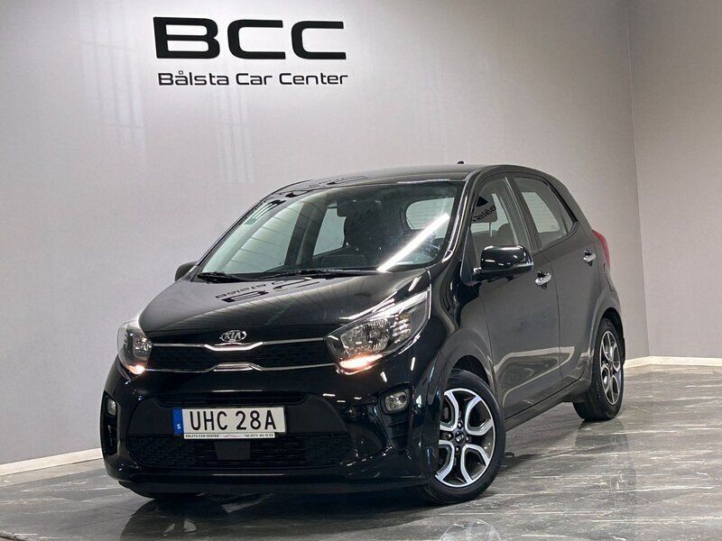 Svart Begagnad 2020 Kia Picanto Advance Halvkombi | 109 900 kr (Marknadspris) - Bild 1/3