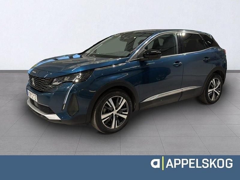Blå Begagnad 2022 Peugeot 3008 Allure SUV | 268 900 kr (Marknadspris) - Bild 1/4