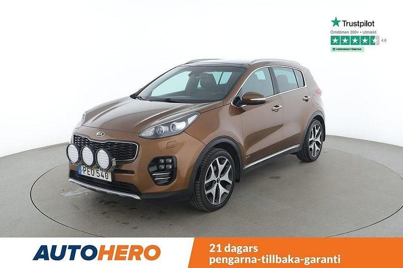 Brun Begagnad 2017 Kia Sportage GT-Line SUV | 179 000 kr (Marknadspris) - Bild 1/4