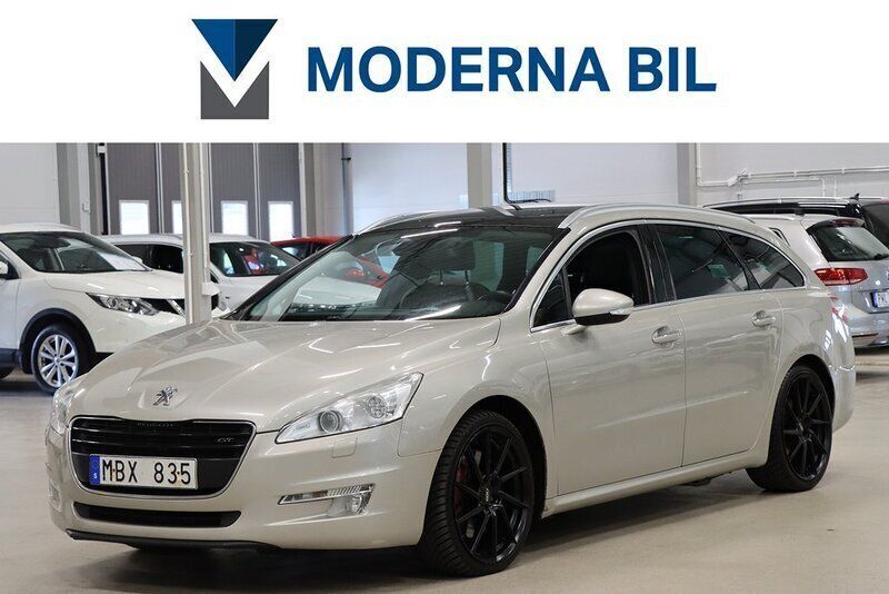 Ljusbrun (brun) Begagnad 2011 Peugeot 508 GT Kombi | 49 900 kr (Marknadspris) - Bild 1/4