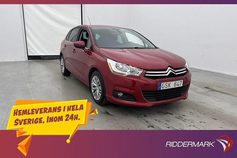 Röd Begagnad 2011 Citroën C4 Halvkombi | 99 900 kr (Lite dyr) - Bild 1/3