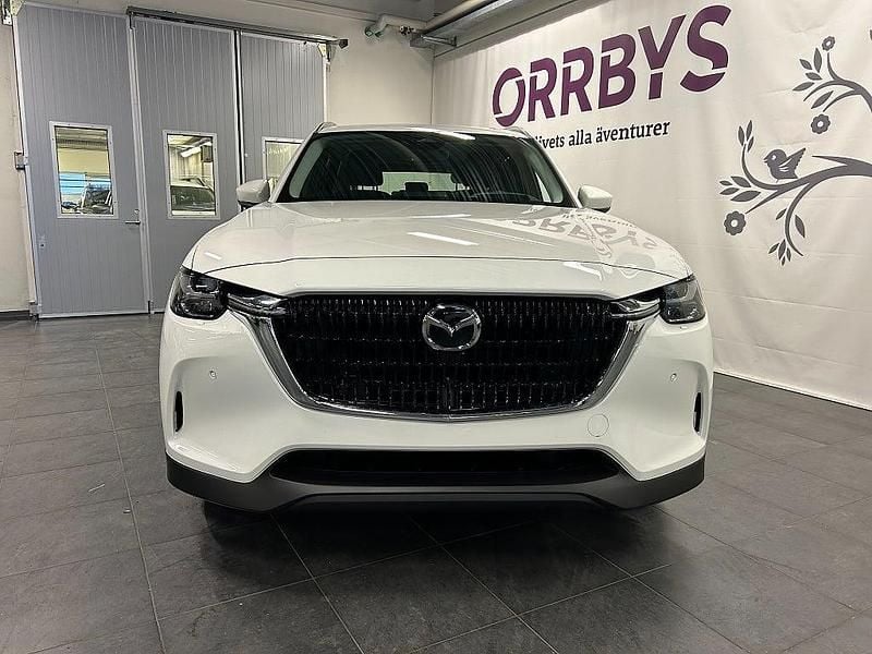 Begagnad Mazda CX-80 Exclusive-Line 254 HK (186 kW) 2024 Artic white SUV