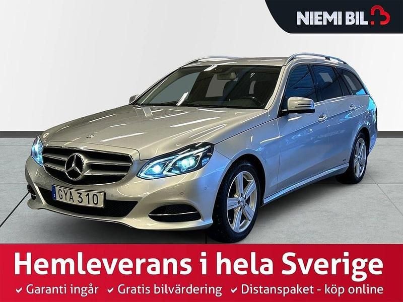 Silver Begagnad 2015 Mercedes E220 Avantgarde Kombi | 169 900 kr (Marknadspris) - Bild 1/3