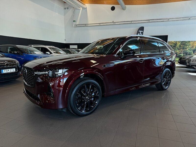 Röd Ny 2024 Mazda CX-80 Homura-Line SUV | 635 900 kr (Bra pris) - Bild 1/4