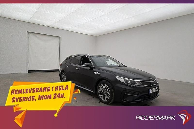 Begagnad Kia Optima Hybrid Sport 2019 Svart Sedan
