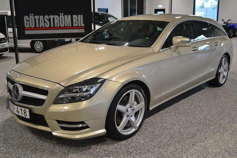 Ljusbrun Begagnad 2012 Mercedes CLS350 Shooting Brake Kombi | 225 000 kr (Lite dyr) - Bild 1/4