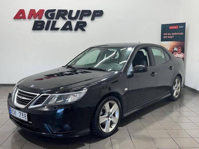 Svart Begagnad 2009 Saab 9-3 Vector Sedan | 44 900 kr (Marknadspris) - Bild 1/4