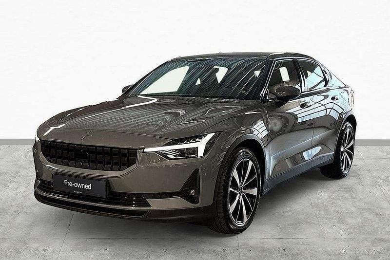 Grå Begagnad 2021 Polestar 2 Long Range Single Motor Sedan | 353 900 kr (Marknadspris) - Bild 1/3
