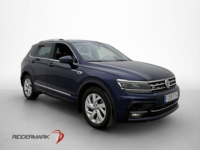Begagnad VW Tiguan GT 190 HK (139 kW) 2018 Mörkblå SUV