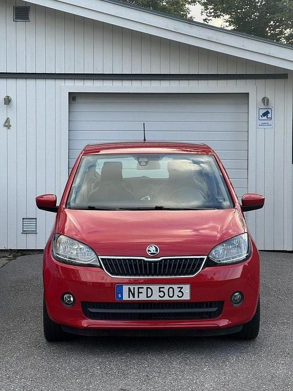 Röd Begagnad 2017 Skoda Citigo G-TEC Halvkombi | 65 000 kr - Bild 1/4