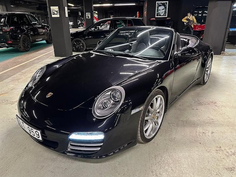 Begagnad Porsche 911 Carrera 4S Cabriolet 385 HK (283 kW) 2009 Svart Cab