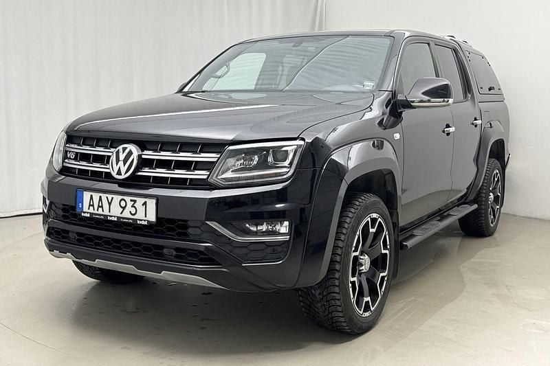 Svart Begagnad 2019 VW Amarok Aventura Pickup | 335 000 kr (Superpris) - Bild 1/4