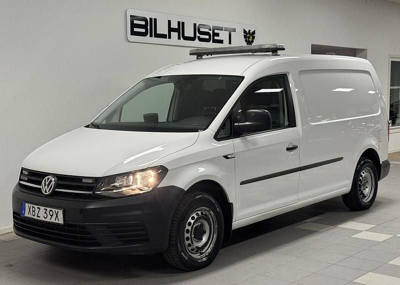 Begagnad VW Caddy Maxi 110 HK (80 kW) 2019 Vit Minibuss