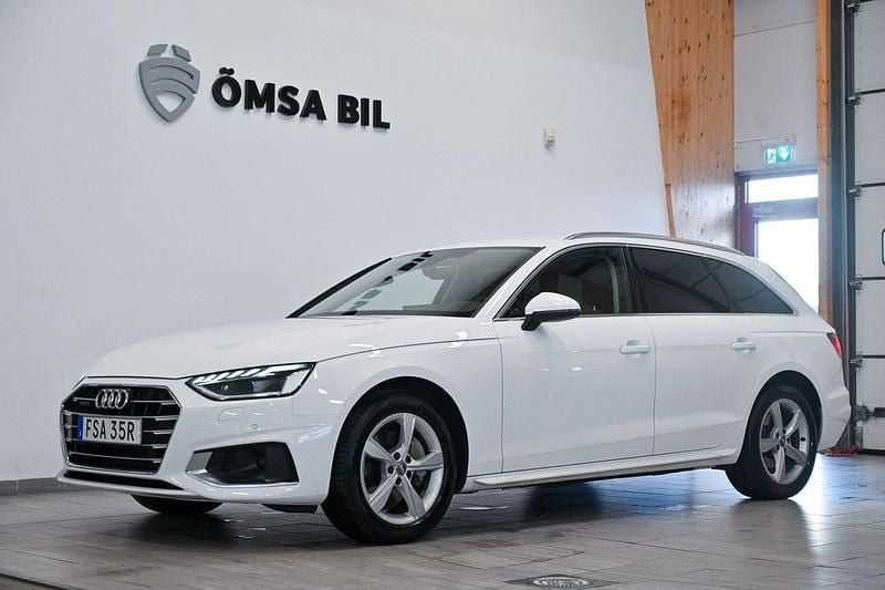Vit Begagnad 2019 Audi A4 Kombi | 214 800 kr (Marknadspris) - Bild 1/4