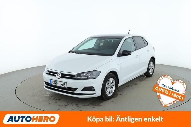 Begagnad VW Polo 95 HK (69 kW) 2020 Vit Halvkombi