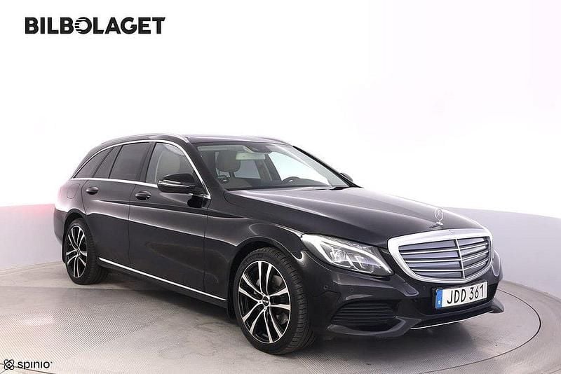 Svart Begagnad 2016 Mercedes C200 Exclusive Kombi | 219 800 kr (Bra pris) - Bild 1/4