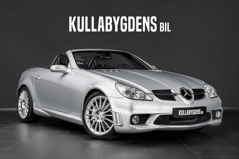 Iridiumsilver metallic Begagnad 2005 Mercedes SLK55 AMG AMG Cab | 369 000 kr - Bild 1/4
