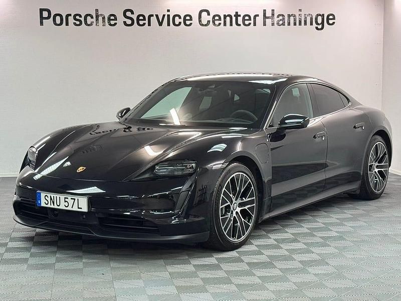 Svart Begagnad 2021 Porsche Taycan | 569 000 kr (Superpris) - Bild 1/4