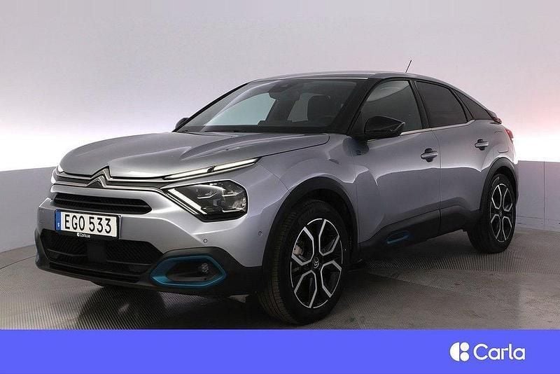 Grå Begagnad 2022 Citroën e-C4 Shine Halvkombi | 217 900 kr (Marknadspris) - Bild 1/4