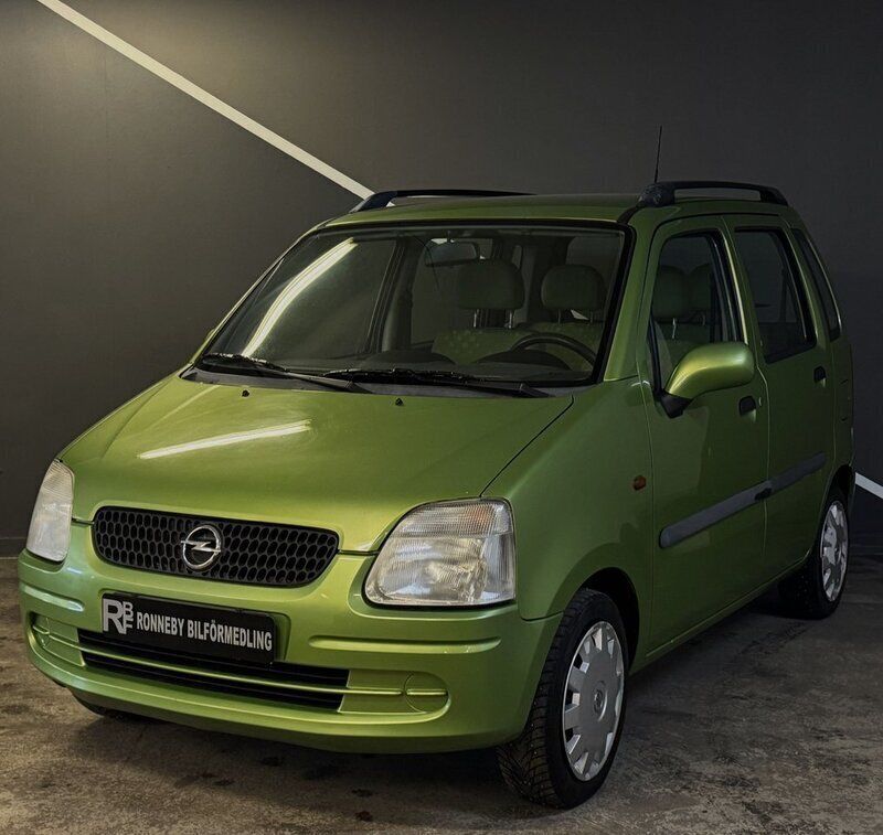 Grön Begagnad 2001 Opel Agila Halvkombi | 29 900 kr (Marknadspris) - Bild 1/4