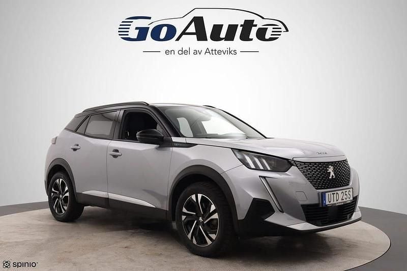 Begagnad Peugeot e-2008 GT 100 kW (137 HK) 2022 Grå SUV