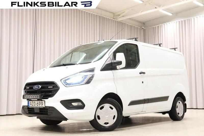 Vit Begagnad 2019 Ford Transit Custom Van | 159 800 kr (Bra pris) - Bild 1/4