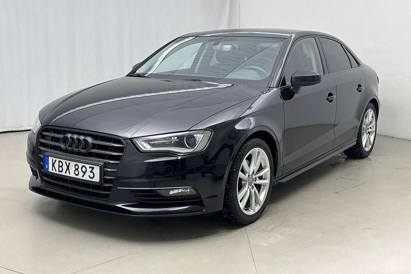 Svart Begagnad 2016 Audi A3 Sedan | 125 000 kr (Superpris) - Bild 1/4