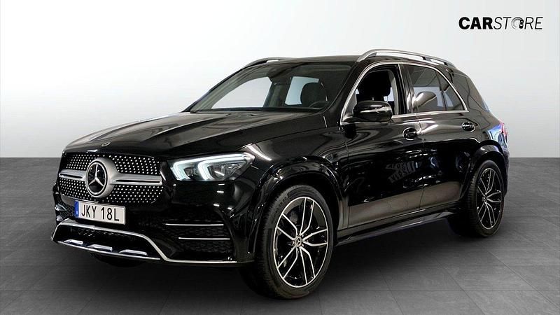 Svart Begagnad 2021 Mercedes GLE450 AMG AMG line SUV | 669 900 kr (Bra pris) - Bild 1/4