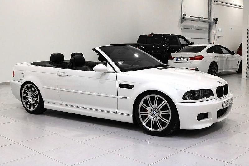Begagnad BMW M3 343 HK (252 kW) 2002 Vit Cab