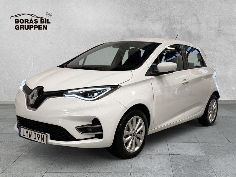 Vit Begagnad 2022 Renault Zoe Zen Halvkombi | 189 000 kr (Marknadspris) - Bild 1/4