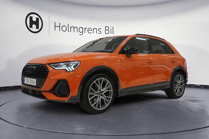Begagnad Audi Q3 S-Line 150 HK (110 kW) 2018 Orange SUV