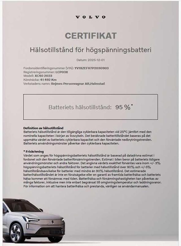 Begagnad Volvo XC40 Core 175 kW (238 HK) 2022 Svart SUV