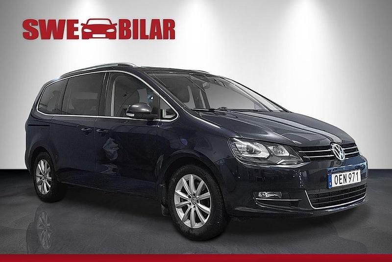 Begagnad VW Sharan GT 184 HK (135 kW) 2016 Blå Minibuss
