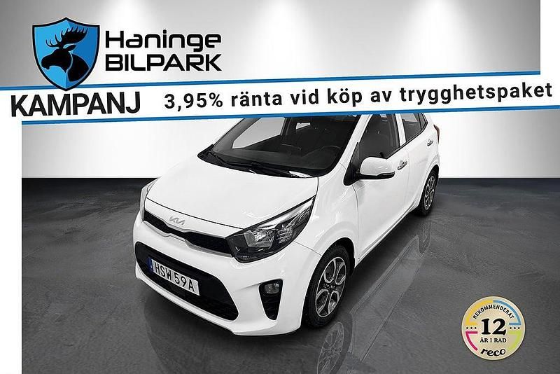 Vit Begagnad 2021 Kia Picanto Advance Halvkombi | 139 995 kr (Marknadspris) - Bild 1/2