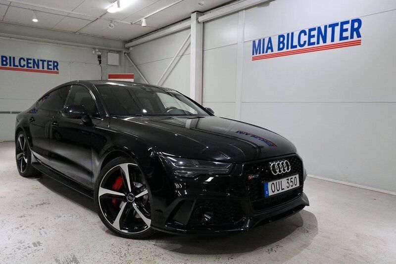 Svart Begagnad 2017 Audi RS7 Performance Halvkombi | 649 000 kr (Marknadspris) - Bild 1/4
