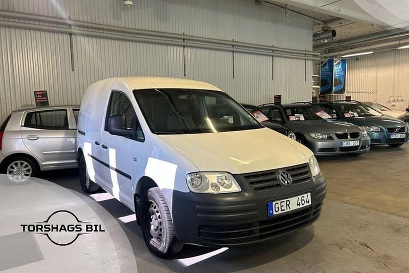 Vit Begagnad 2009 VW Caddy Minibuss | 39 900 kr (Bra pris) - Bild 1/3