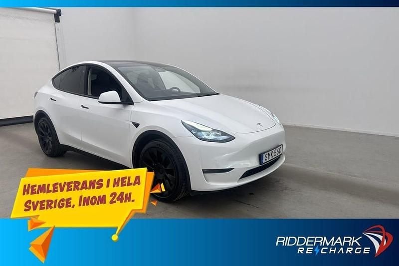 Vit Begagnad 2022 Tesla Model Y Long Range AWD SUV | 344 800 kr (Bra pris) - Bild 1/3