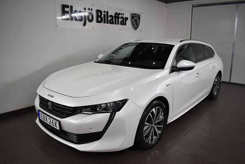 Vit Begagnad 2021 Peugeot 508 Kombi | 199 500 kr (Bra pris) - Bild 1/4