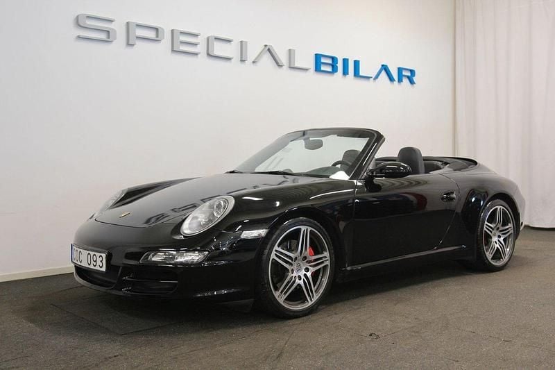 Svart Begagnad 2007 Porsche 911 Carrera S Cabriolet Sport Cab | 649 000 kr - Bild 1/4