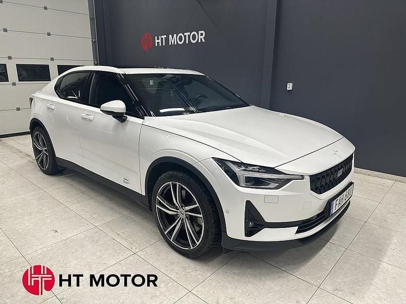 Begagnad Polestar 2 Long Range Dual motor 309 kW (421 HK) 2021 Vit Halvkombi
