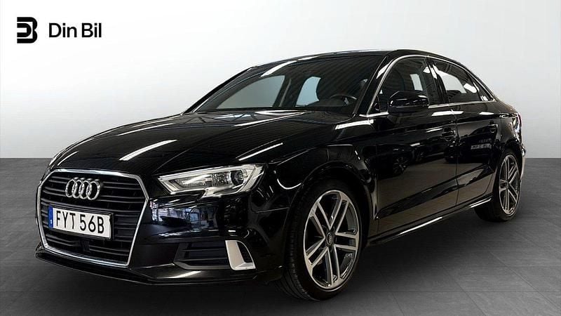 Svart Begagnad 2020 Audi A3 Sport Sedan | 219 000 kr (Marknadspris) - Bild 1/4
