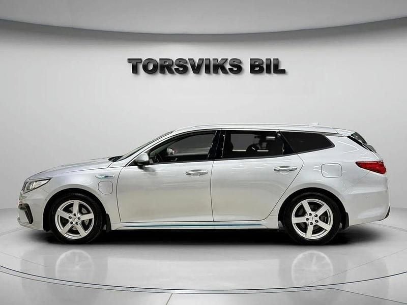 Begagnad Kia Optima Advance 205 HK (150 kW) 2019 Silvermet Kombi