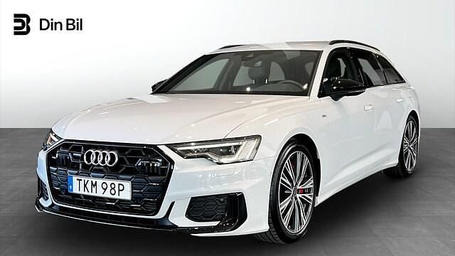 Glaciärvit metallic Begagnad 2024 Audi A6 S-Line Kombi | 569 000 kr (Lite dyr) - Bild 1/4