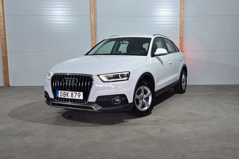 Vit (brun) Begagnad 2014 Audi Q3 Comfort SUV | 149 900 kr (Marknadspris) - Bild 1/3