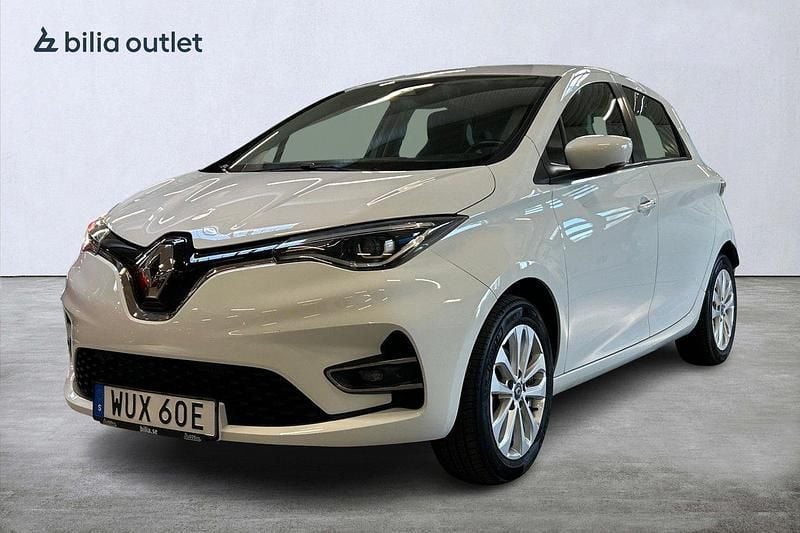 Vit Begagnad 2019 Renault Zoe Zen Halvkombi | 94 900 kr (Superpris) - Bild 1/3