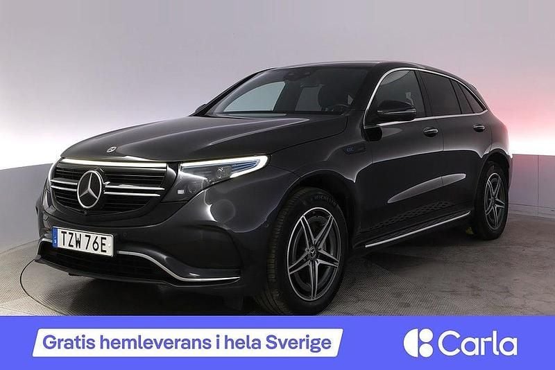 Grå Begagnad 2021 Mercedes EQC400 AMG SUV | 346 990 kr (Bra pris) - Bild 1/4